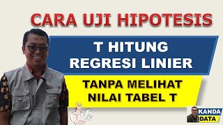 How to Perform T-Test Hypothesis Testing for Regression Without Using a T-Table How to Perform T-Test Hypothesis Testing for Regression Without Using a T-Table
