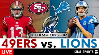 NFC Championship 49ers vs. Lions 2024 Live Streaming Scoreboard, Play-By-Play, Highlights On FOX