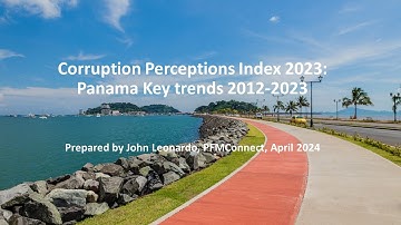 Corruption Perceptions Index 2023 Panama key trends