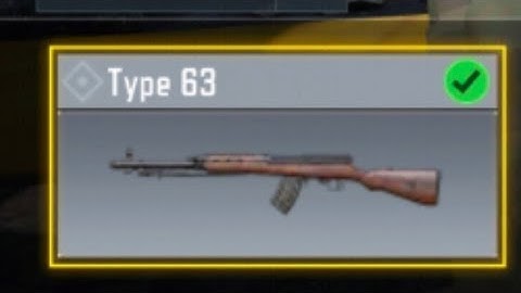 TYPE 63 IS MISSCHIEN HET BESTE SCHERPSTELGEWEER OOIT.....