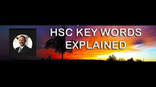 HSC Glossary of Key Terms Explained