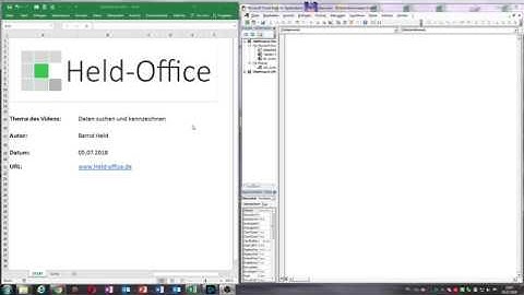 0032. Excel VBA: Daten in Tabelle suchen und kennzeichnen / Instr-Funktion
