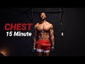 Explosive chest workout you can do at home  15 minutes