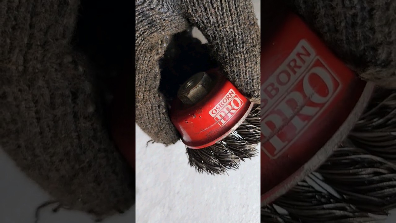 Wire Wheel Brush Cup Brush Set, Coarse Crimped Twisted Knotted Cup Brush 