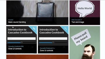 Cascades: Getting Sample App Code