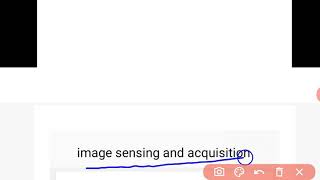Image sensing and acquisition
