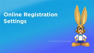 Online Registration Settings