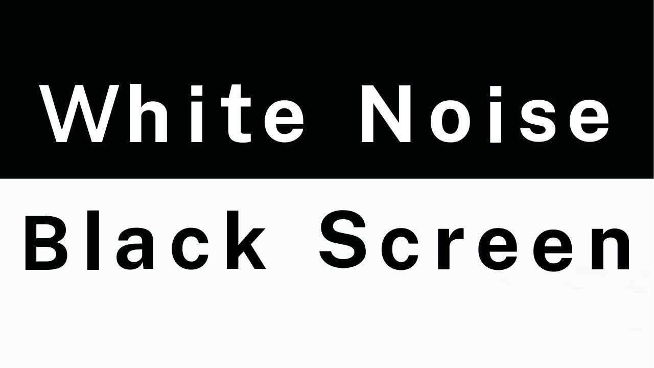 White Noise Black Screen No Ads | Smooth White Noise for Deep Focus, Relaxation & Better Sleep