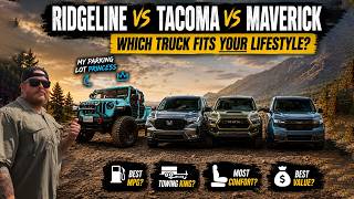 Honda Ridgeline vs Toyota Tacoma vs Ford Maverick — Which Truck Fits REAL Life Best?