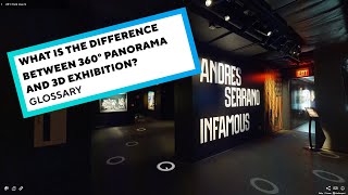 What is the difference between 360° panorama and 3D exhibition?