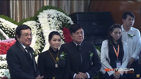 Nghệ sĩ Ngọc Huyền và nhiều nghệ sĩ gạo cội thắp hương đưa tiễn Nghệ sĩ Diệp Lang