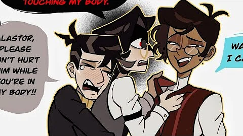 Alastor Swap Body with Vox😳?,Alastor and Vox open up to eachother talking?,Hazbin hotel S2😈dub