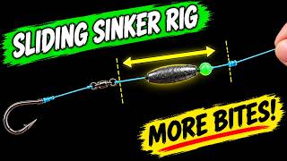 STOP Using a Fixed Sinker! ❌ Try This Sliding Sinker Rig for More Bites 🎣