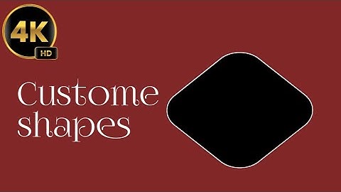 How to create a simple designs Using Styles and custom shapes