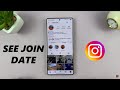 How To Check 'Join Date' Of Any Instagram Account
