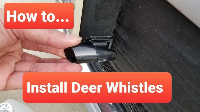 How to install deer whistles on your car