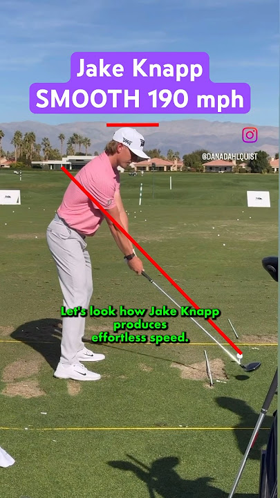Jake Knapp Slow Mo Driver Swing Analysis #golf #pgatour