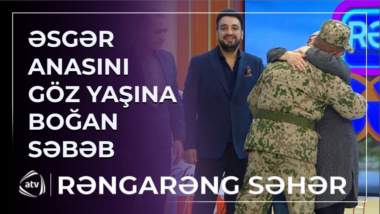 Canlı efirdə əsgərin ailəsinə SÜRPRİZ EDİLDİ / Rəngarəng Səhər
