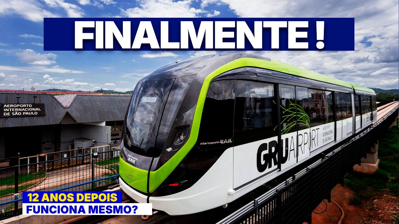 Спустя 12 лет… Наконец-то заработал поезд до аэропорта Гуарульюс?