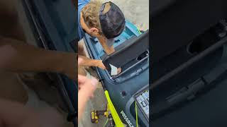 how to change seat in kayak #basspumping #bassfishing #fishing #kayak