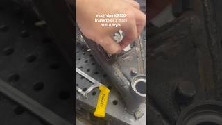 KZ550 frame mods