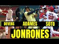 RAFAEL DEVERS JUAN SOTO Y WILLY ADAMES|ENORMES JONRONES