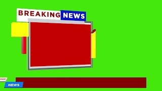 Breaking News And Lower Third Animation Green Screen | After Effects CC 2018