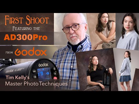 First Session with the Godox AD300Pro! See how this feature-packed unit performs in the studio.