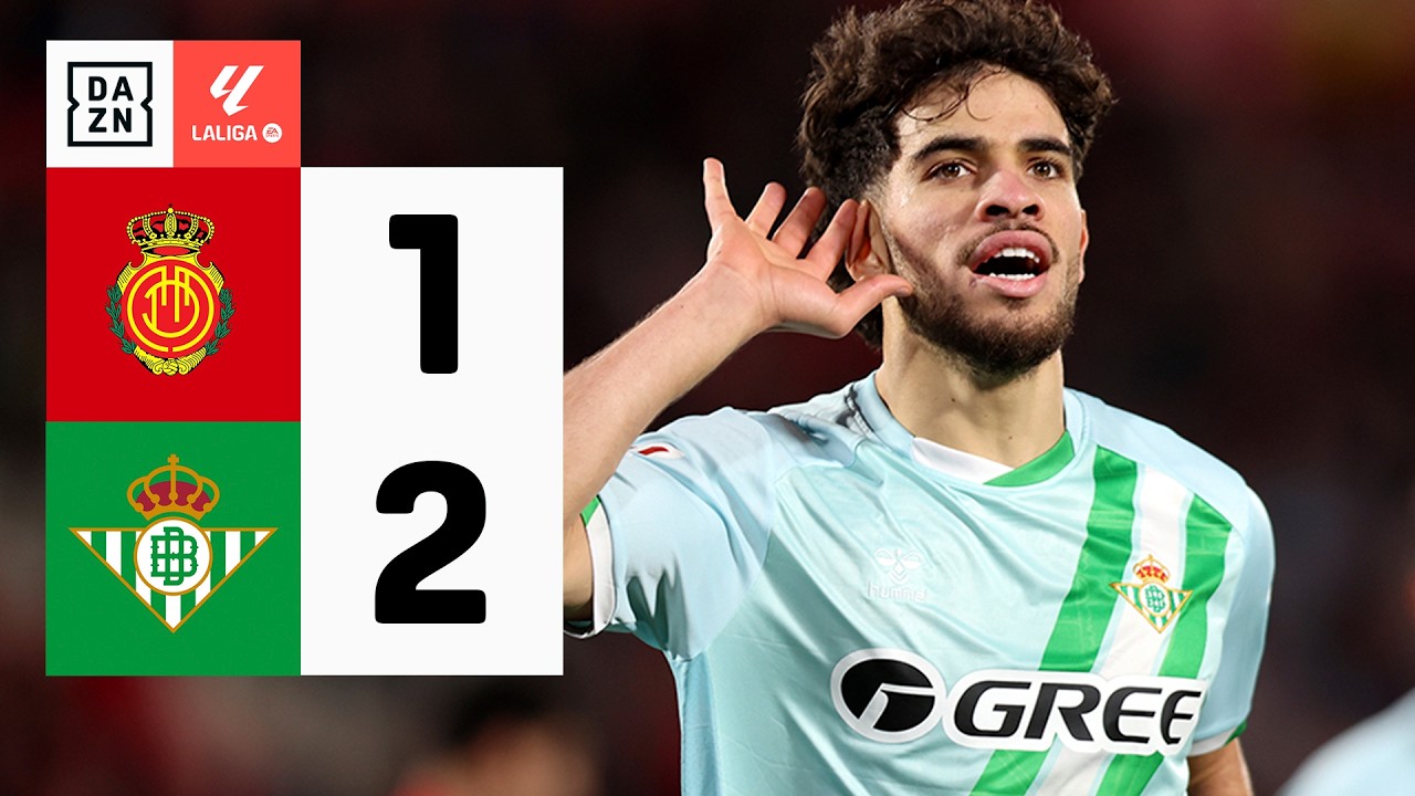 RCD Mallorca vs Real Betis (1-2) | Resumen y goles | Highlights LALIGA ...