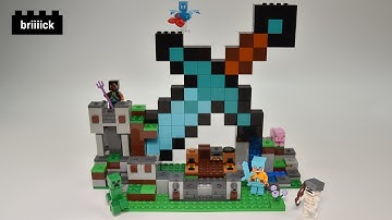 LEGO MINECRAFT  The Sword Outpost 21244 Speed Build