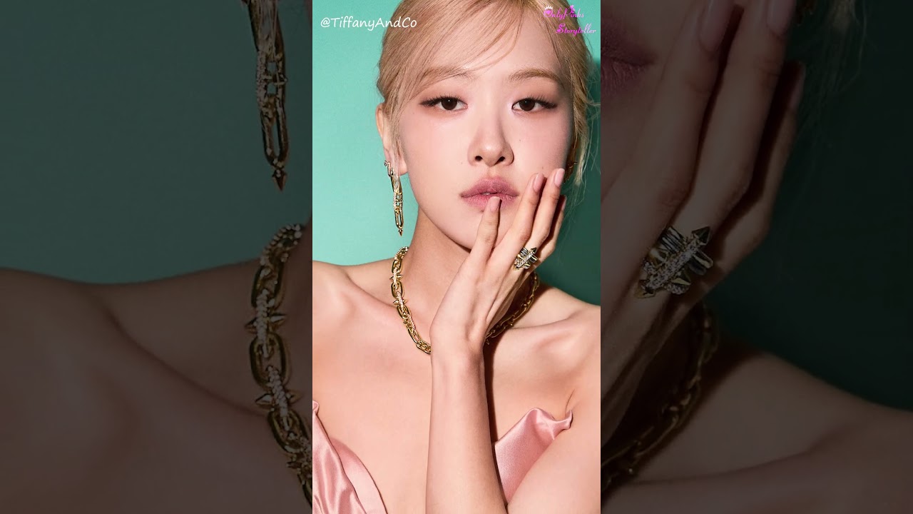 Rosé at Pharrell's Tiffany Titan collection launch in NY