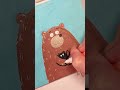 Step-by-Step Immersive Forest Bear Painting with Acrylic Markers