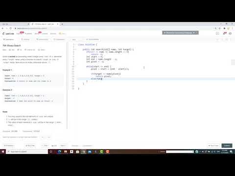 Binary Search (Leetcode - 704) - in Hindi