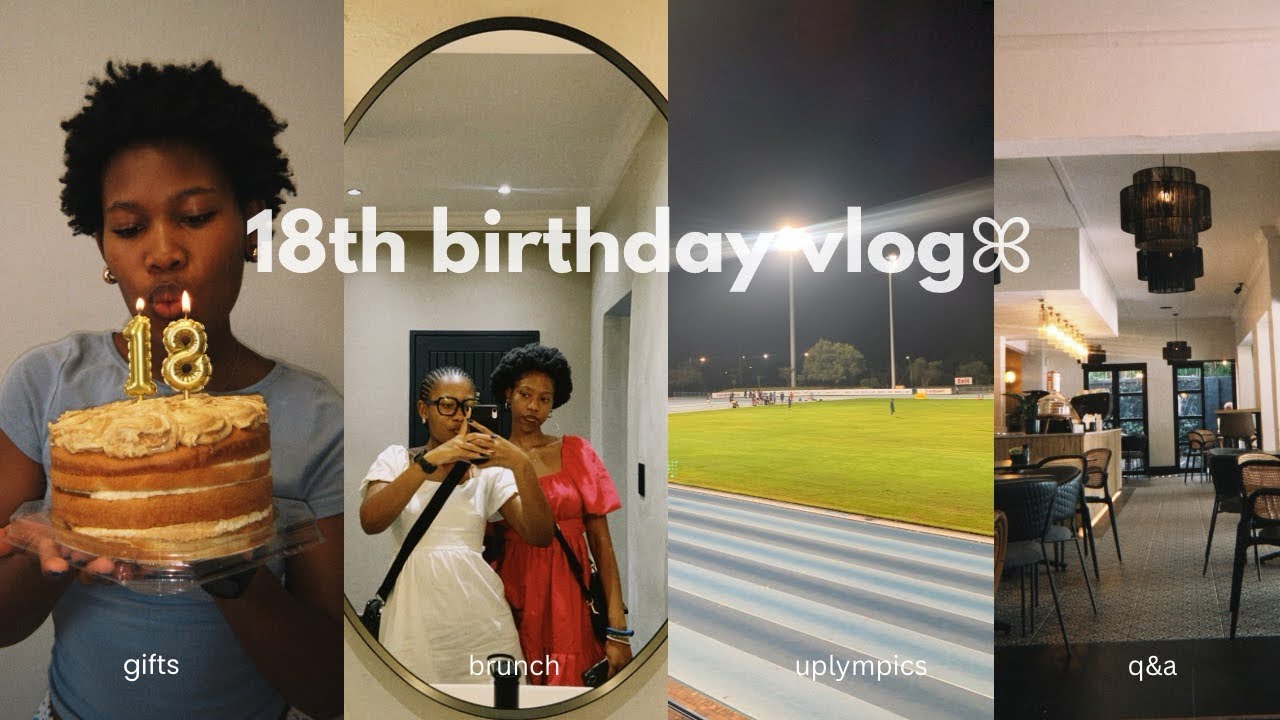 A WHOLESOME 18th BIRTHDAY VLOG🌟🪩🫐