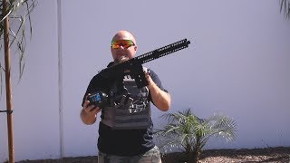 Planet Eclipse EMEK MG100 Mag Fed Paintball Gun - Magazine Shooting