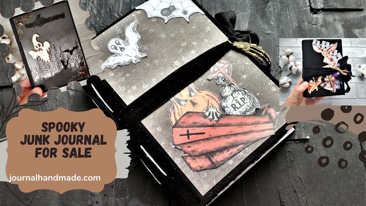 Witchy journal Halloween junk journal Spooky notebook Witch magic book -  Shop junkjournals Notebooks & Journals - Pinkoi