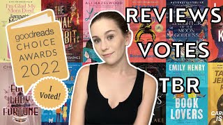 lets talk about the goodreads choice awards 2022 | what ive read, my reviews, my votes & my tbr