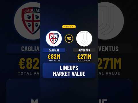 Cagliari vs Juventus Lineups Value