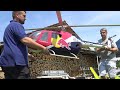 SPECTACULAR AEROBATICS FLIGHT RED BULL BO105 RC SCALE TURBINE MODEL