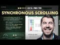 EXCEL PRO TIP: Synchronous Scrolling