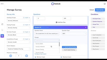 Feebak Survey Builder