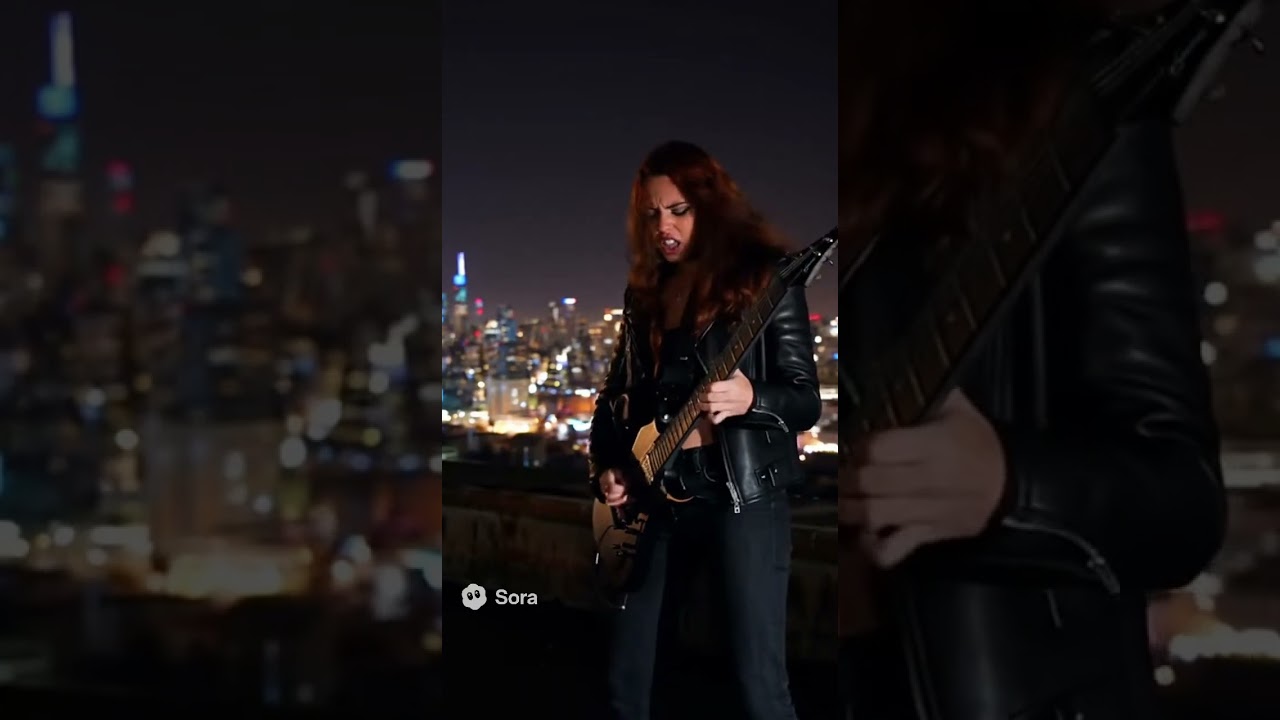 She Pours All Her Pain Into This Guitar Solo – Heartbreaking Metal Shred