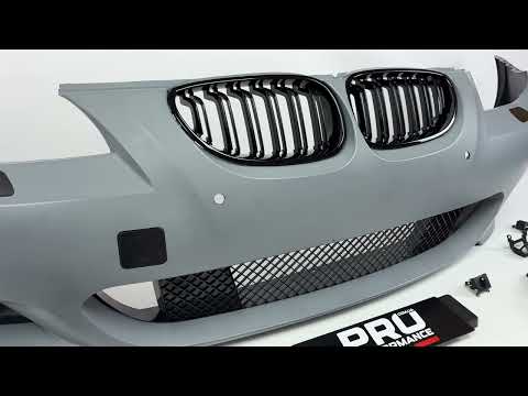 Бампер передній BMW 5 series e60/e61 M-tech (08-10) під парктронік, видео 1