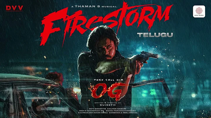 They Call Him OG - Firestorm Lyric Video | Pawan Kalyan | Sujeeth | Thaman S | DVV Danayya
