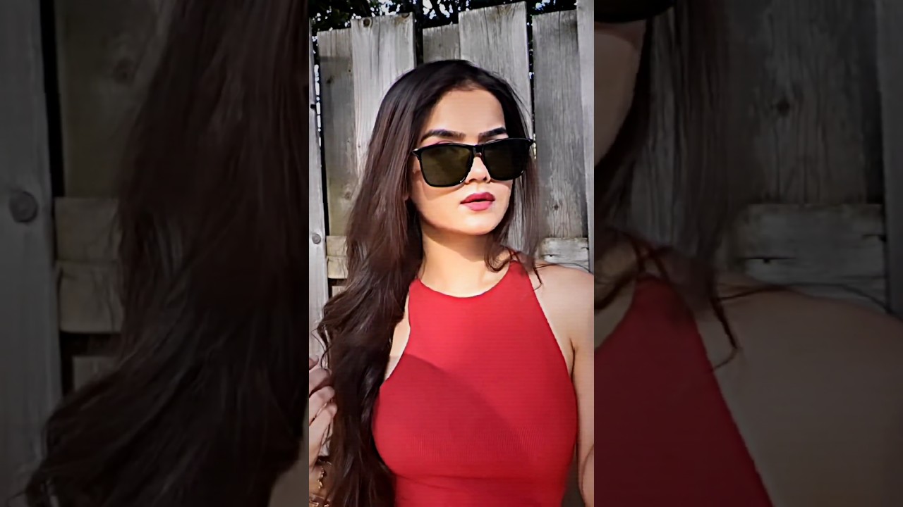 Iwona love you ❤️ | Neha jethwani Instagram trending reels ✨| in red 🍒| 
