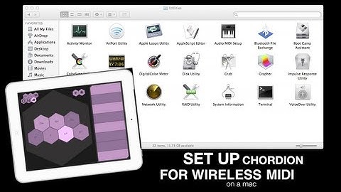 Use Chordion iPad App as a MIDI Controller for your DAW