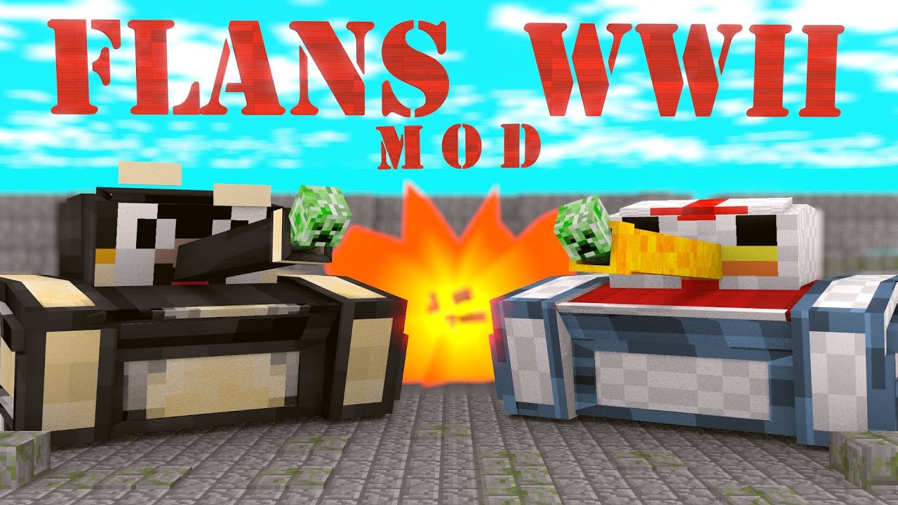 World at War Mod: Minecraft Flans World War II Mod