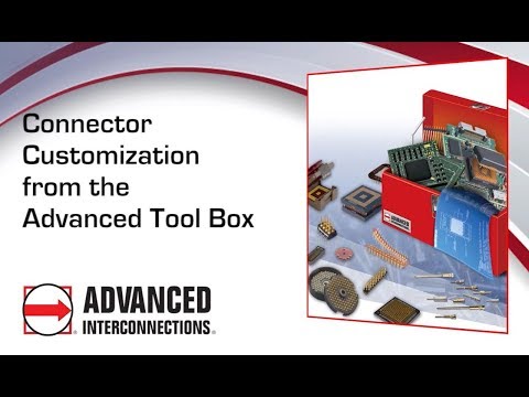 Advanced Interconnections Connector Customization Video - video from Advanced Interconnections