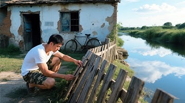 🌿The young man transformed the old rural house into a breathtaking beauty✨#renovation#building