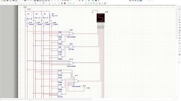01. BCD to 7 Segment Display  in Multisim